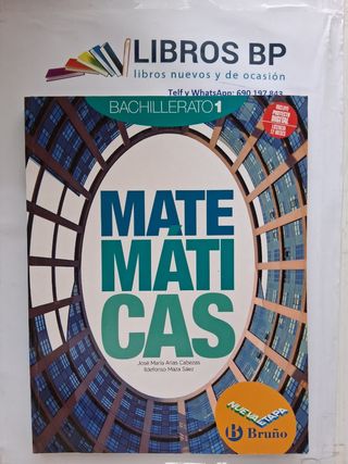 Matemáticas 1 Bachillerato Nueva etapa Bruño
