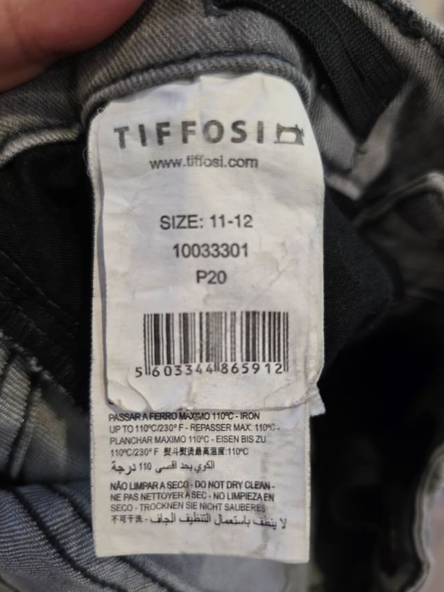 Calças Tiffosi - Cinza - 11 anos