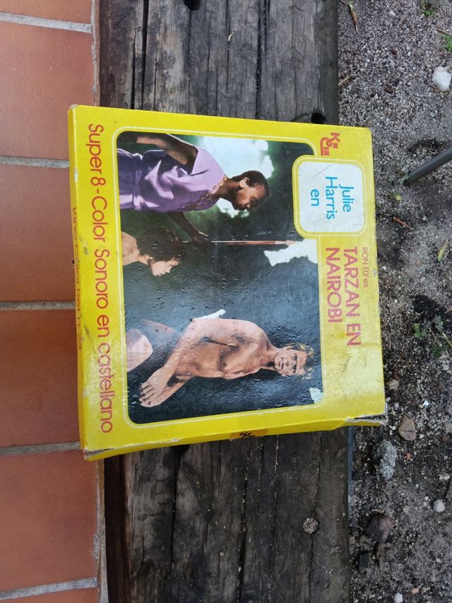 4 cintas de Super8 Vintage: Tarzán en Nairobi