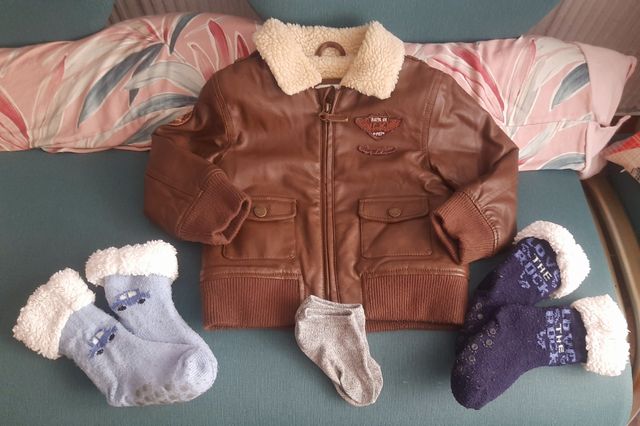 Cazadora bebé marrón 18-24m