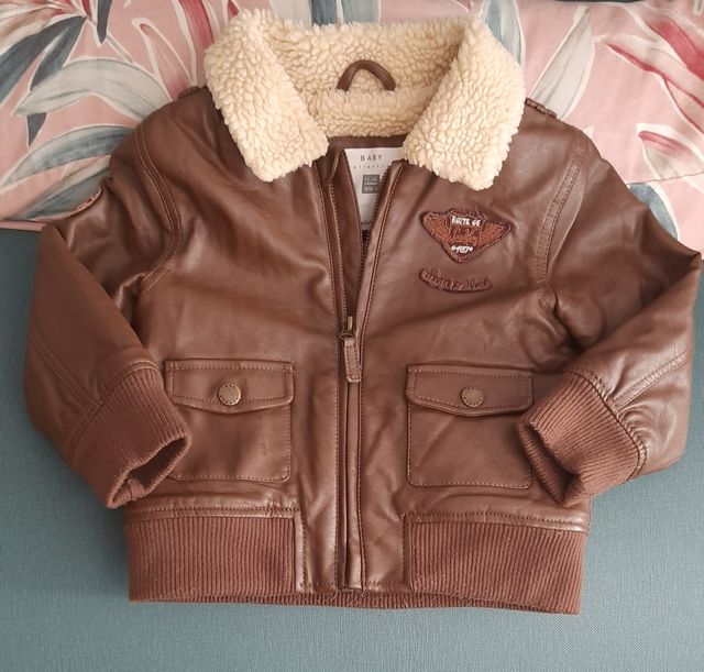 Cazadora bebé marrón 18-24m