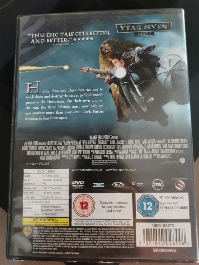 Harry Potter y las Reliquias de la Muerte (DVD)