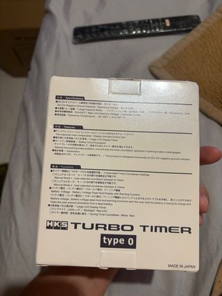 HKS Turbo Timer Type 0 - Rojo