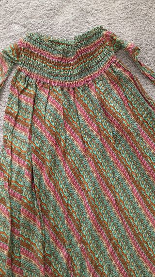Falda larga étnica boho