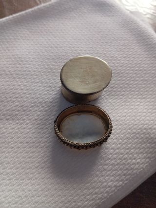 Scatolina vintage dipinta a mano