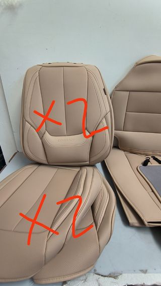 Fundas asientos coche beige converado W16Y8976