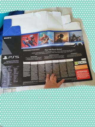 Caja PS5 Digital Edition