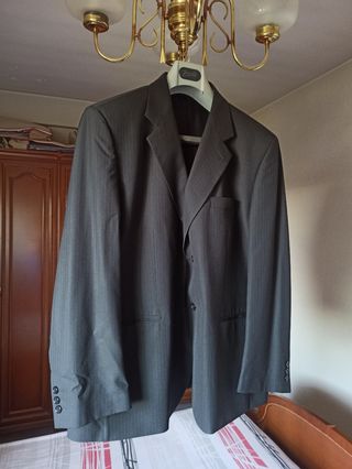 Traje caballero negro 4XL (62)