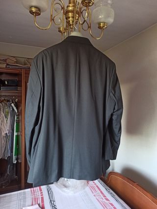 Traje caballero negro 4XL (62)