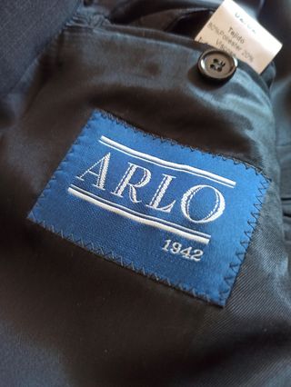 Traje caballero negro 4XL (62)