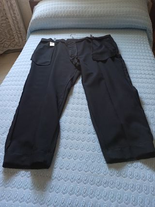 Traje caballero negro 4XL (62)
