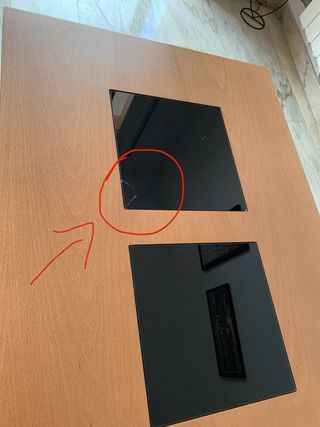 Mesa de centro + mueble recibidor con espejo