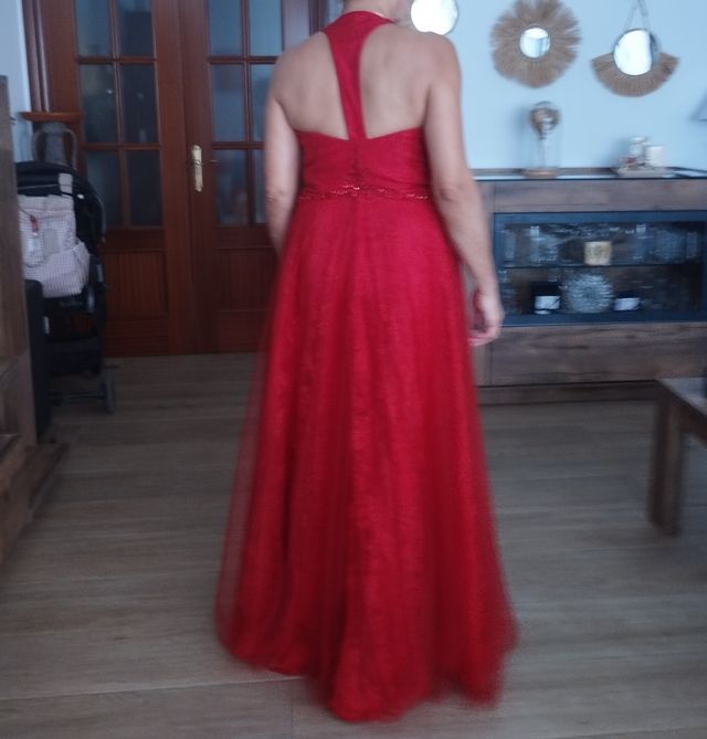 Vestido rojo eventos - Talla L