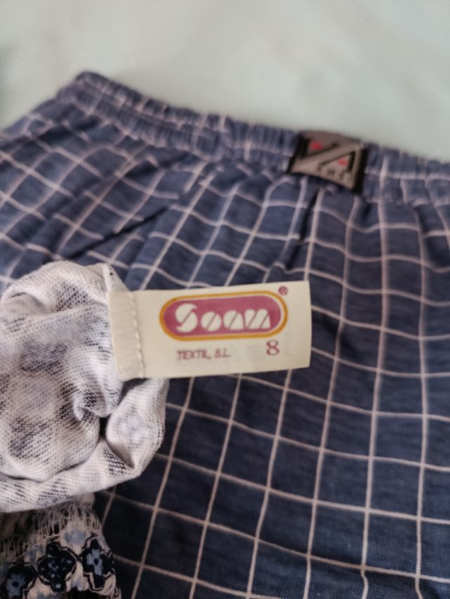 4 Calzoncillos AMS niño  algodón 100% Azul y Blanc