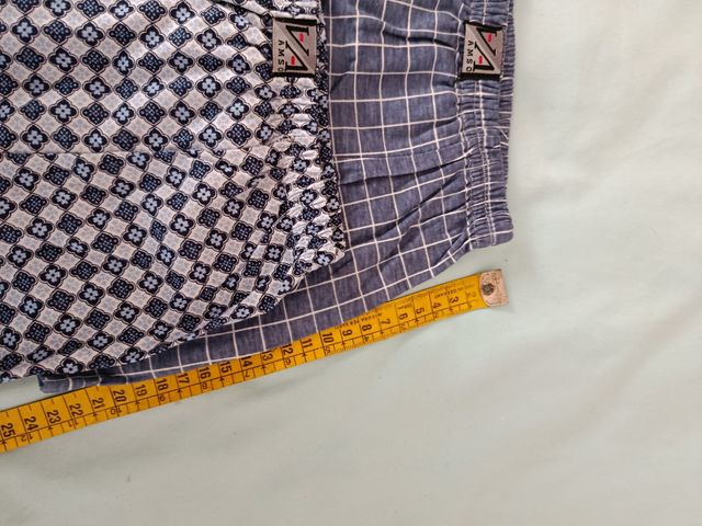 4 Calzoncillos AMS niño  algodón 100% Azul y Blanc