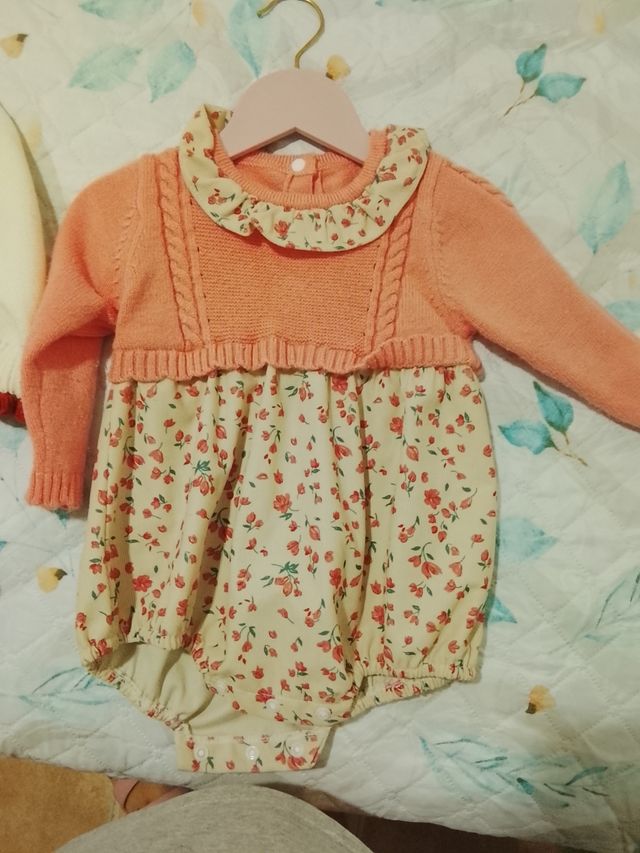 Chaqueta bebé punto - 2 piezas