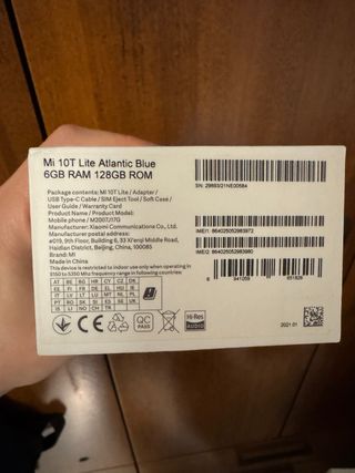 Xiaomi Mi 10T Lite Azul Atlántico