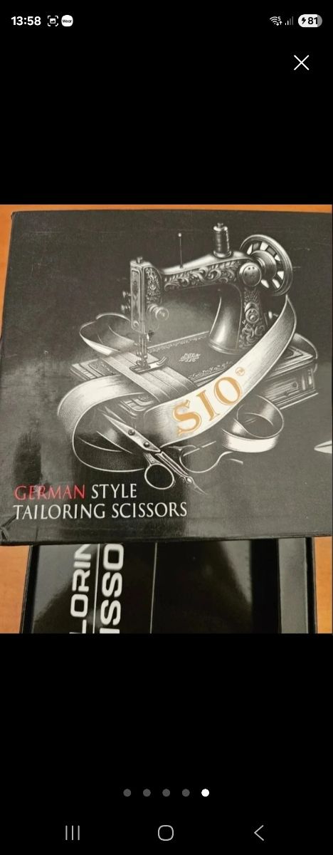 Tijeras Sastre SIO 12" - Nuevas