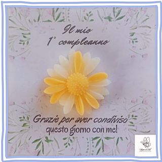 Candela a forma di margherita