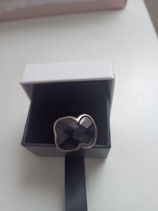 Anillo Tous - Plata y Negro