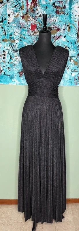 Abito paillettes marrone tg M