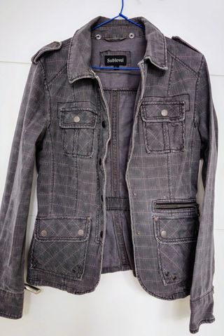 Chaqueta Sublevel vintage gris