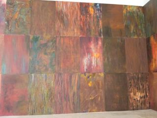 Cuadro acrílico marrón