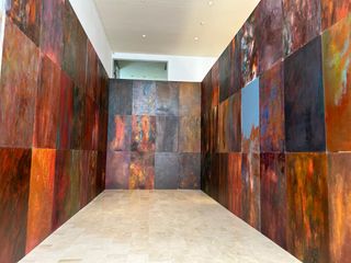 Cuadro acrílico marrón