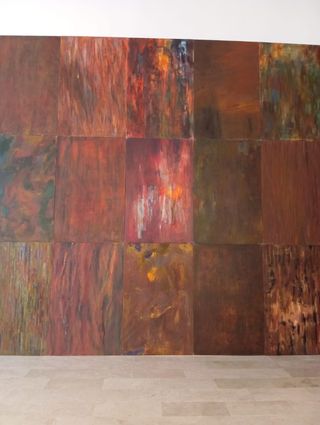 Cuadro acrílico marrón