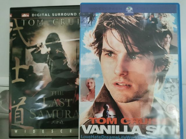 DVDs Tom Cruise: Vanilla Sky & Last Samurai