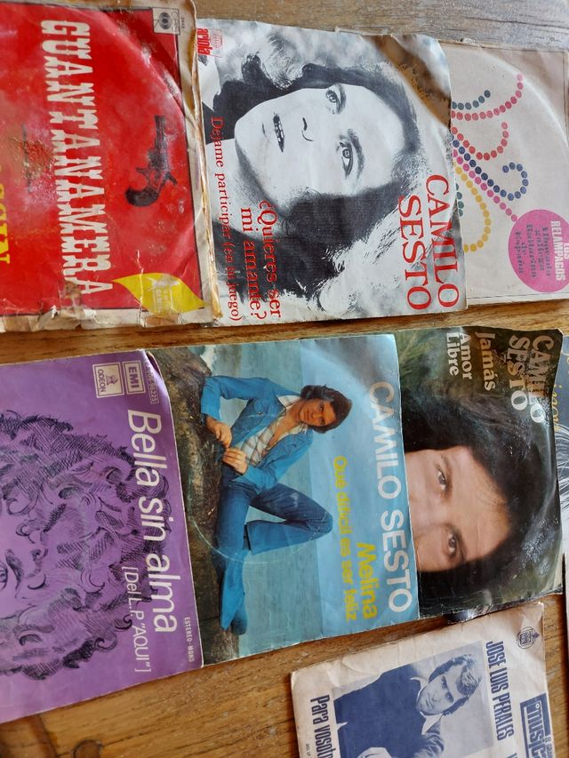 Discos
 vinilo Camilo Sesto, etc 8€ cada uno