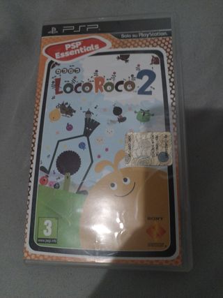 PSP 3000 + caja + funda + LocoRoco 2 