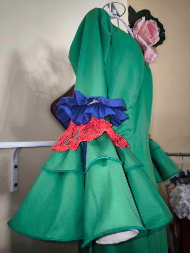Traje Flamenca Verde