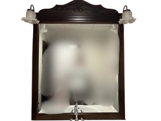 Mueble baño antiguo + espejo