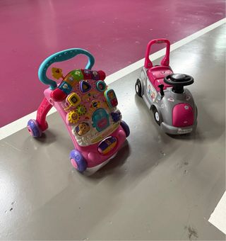 Andador musical + carrito infantil