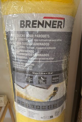 Base aislante Brenner 15m2 - Suelo laminado