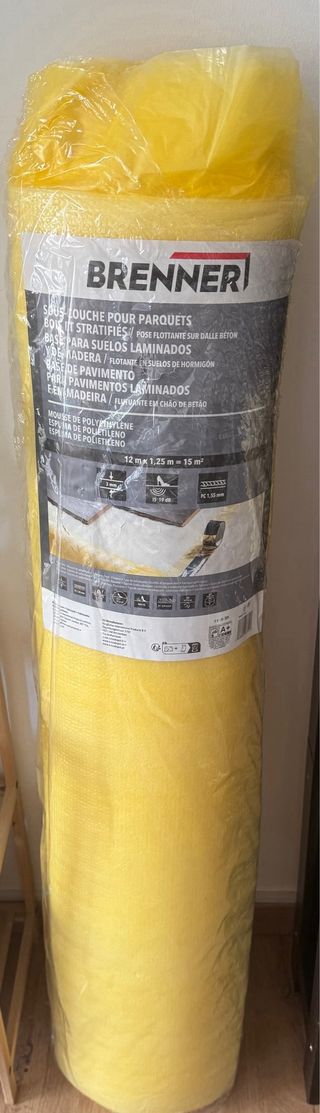 Base aislante Brenner 15m2 - Suelo laminado