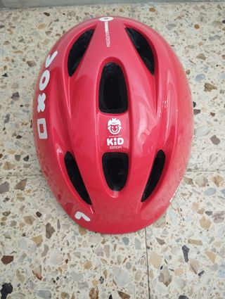 Casco bici niño BTWIN rojo