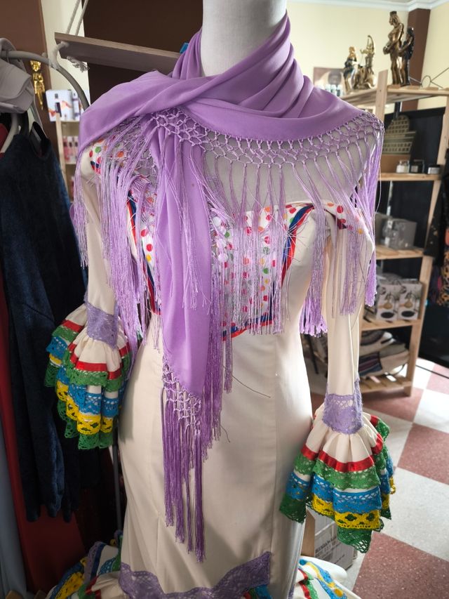 Vestido Flamenca multicolor
