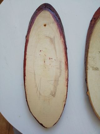 2 Quadri paesaggistici in legno