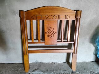 Cabecero cama madera marrón
