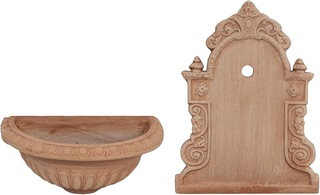 Fontana a muro giardino 65x40x25 cm Made in Italy