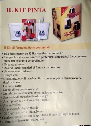 Kit Birra PINTA + tappatrice