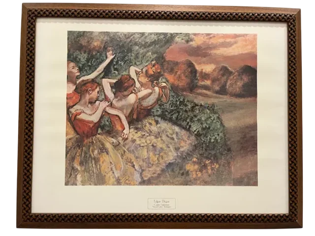 LÁMINA Degas: las cuatro Bailarinas