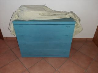 Cassettiera Azzurra - 4 cassetti