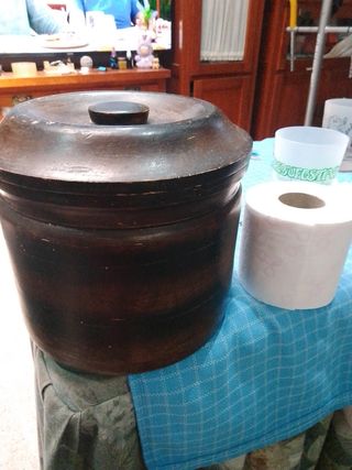Caja madera vintage india