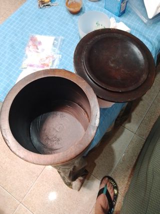 Caja madera vintage india