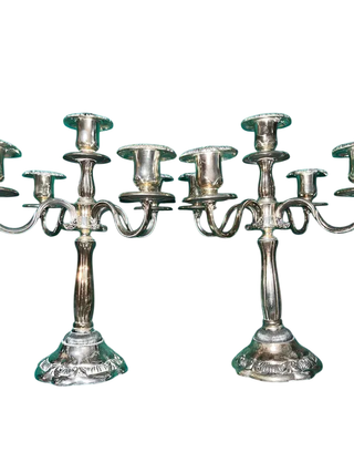 Candelabros Metálicos - 2uds