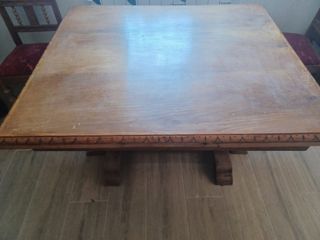 Mesa madera antigua extensible