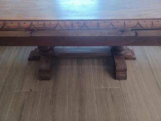 Mesa madera antigua extensible